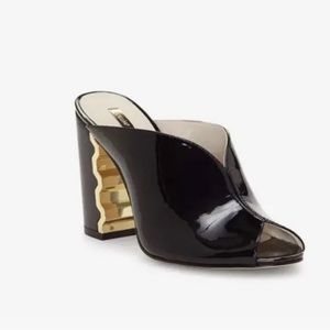 Louise et Cie Korella Patent Leather Mules